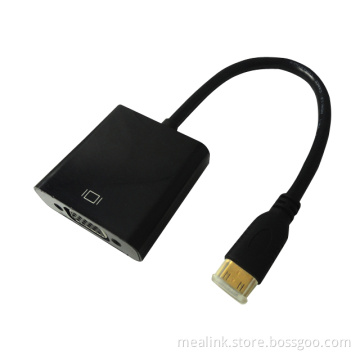 25cm (M/F) 1080P Mini HDMI M/F VGA Cable Adapter
